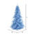 Vickerman K164280 9'x64" Sky Blue Fir Tree 2326T