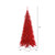 Vickerman K165045 4.5ft Tinsel Red Slim Fir Christmas Tree