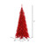 Vickerman K165081LED - 9 ft Red Tinsel Slim Fir Prelit Red LED Christmas Tree