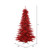 Vickerman K165130 3ft Tinsel Red Fir Christmas Tree