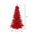 Vickerman K165166LED - 6.5 ft Red Tinsel Fir Prelit Red LED Christmas Tree