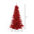  Vickerman K165175 7.5ft Tinsel Red Fir Christmas Tree 