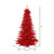 Vickerman K165181LED - 9 ft Red Tinsel Fir Prelit Red LED Christmas Tree