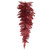 Vickerman K165207 - 36" Tinsel Rd Fir Teardrop Wreath