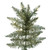 Vickerman K166281LED 9ft Tinsel Fir Champagne Christmas Tree with Lights