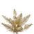 Vickerman K166331LED Tinsel Fir 3ft Champagne Christmas Tree with Lights