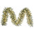 Vickerman K166415LED - 9 ft Champagne Tinsel Fir Christmas Garland - Warm White LED