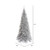 Vickerman K166745 - 4.5 ft Silver Tinsel Slim Fir Unlit Christmas Tree