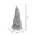 Vickerman K166765 - 6.5 ft Silver Tinsel Slim Fir Unlit Christmas Tree
