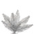 Vickerman K166855 - 5.5 ft Silver Tinsel Fir Unlit Christmas Tree
