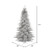 Vickerman K166865 - 6.5 ft Silver Tinsel Fir Unlit Christmas Tree