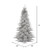 Vickerman K166885 - 10 ft Silver Tinsel Fir Unlit Christmas Tree