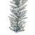 Vickerman K166915LED - 9 ft Silver Tinsel Fir Christmas Garland - Warm White LED