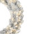 Vickerman K166937LED - 36" Silver Fir Wreath with Warm White LED Lights