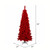 Vickerman K168048LED 4.5'x24" Flkd Red Slim Fir DuraL 150Rd