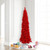 Vickerman K168065 - 6.5 ft Flocked Red Fir Unlit Christmas Tree