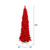 Vickerman K168081LED - 9 ft Flocked Red Fir Prelit Red LED Christmas Tree