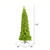  Vickerman K168588LED 10ft Flocked Pencil Lime Fir Christmas Tree with Lights 