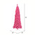 Vickerman K168746LED 4.5'x19" Flkd Pink Pencil Fir Dura 100Pk