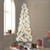 Vickerman K170976LED - 7.5 ft Flocked Atka Pine Prelit Warm White LED Christmas Tree