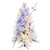 Vickerman K171148LEDCC 4.5' x 30" Flocked Atka 3mm LED 400CC