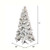 Vickerman K171156LED - 5.5 ft Flocked Atka Pine Prelit Warm White LED Christmas Tree