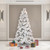Vickerman K171176LED - 7.5 ft Flocked Atka Pine Prelit Warm White LED Christmas Tree