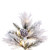 Vickerman K171188LEDCC 10' x 63" Flocked Atka 3mm LED 1700CC