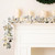 Vickerman K171215LED - 9 ft Flocked White on Green Pine Christmas Garland - Warm White LED