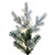 Vickerman K173276LED - 7.5 ft Flocked Kiana Pine Prelit Warm White LED Christmas Tree