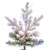 Vickerman K173276LEDCC - 7.5 ft Flocked Kiana Pine Prelit Color Changing LED Christmas Tree