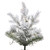 Vickerman K173291LED 12' x 70" Flocked Kiana 3mm LED 3400WW