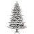 Vickerman K173385 - 10 ft Flocked Kiana Pine Unlit Christmas Tree