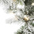 Vickerman K173537LED - 36" Flocked Kiana Wreath with Warm White LED Lights