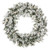 Vickerman K173537LED - 36" Flocked Kiana Wreath with Warm White LED Lights