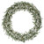 Vickerman K173561LED - 60" Flocked Kiana Wreath with Warm White LED Lights