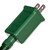 Vickerman K173615LED - 9 ft Flocked White on Green Pine Christmas Garland - Warm White LED