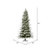 Vickerman K185075 7.5ft Flocked Kamas Fraser Fir Slim Christmas Tree