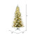 Vickerman K185181LED 9ft Flocked Kamas Fraser Fir Christmas Tree with Light