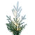  Vickerman K185476LED 7.5ft Flocked Kamas Fraser Fir Christmas Tree with Lights 