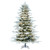 Vickerman K185486LED 10ft Flocked Kamas Fraser Fir Christmas Tree with Lights