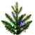 Vickerman K186278LEDCC - 7.5 ft Balsam Spruce Slim Prelit Color Changing LED Christmas Tree