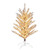 Vickerman K196331LED - 3 ft Vintage Aluminum Prelit Warm White LED Christmas Tree