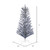Vickerman K196360 6' x 43" Vintage Aluminum 98 Branches