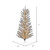 Vickerman K196361LED - 6 ft Vintage Aluminum Prelit Warm White LED Christmas Tree