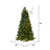 Vickerman K201276LEDCC - 7.5 ft Brighton Pine Prelit Color Changing LED Christmas Tree