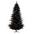 Vickerman K221646LED - 4.5 ft Flocked Black Fir Prelit Warm White LED Christmas Tree