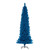 Vickerman K223065 - 6.5 ft Flocked Turquoise Pencil Unlit Christmas Tree