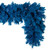 Vickerman K223314 - 9 ft Turquoise Flocked Turquoise Christmas Garland - Unlit