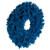 Vickerman K223324 - 24" Flocked Turquoise Wreath